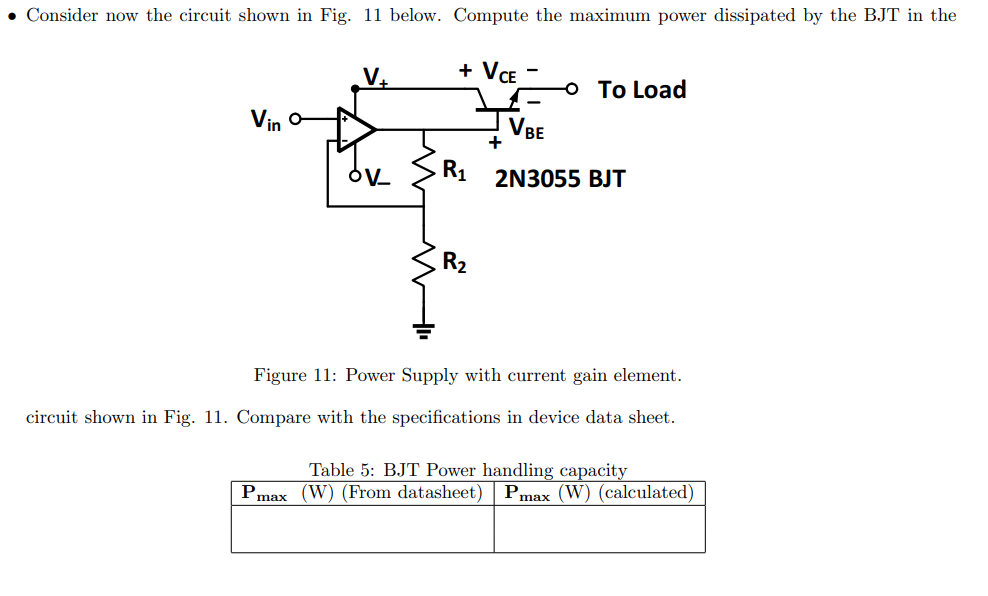 Solved 7 Design of a complete power supply In this part of