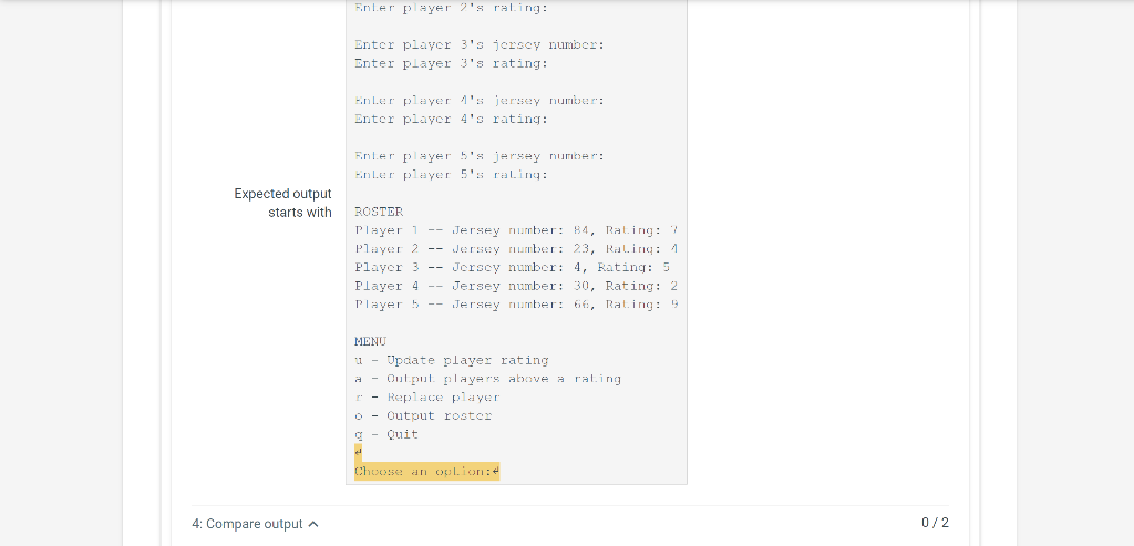 Solved Can someone help me fix this code. I've included the | Chegg.com