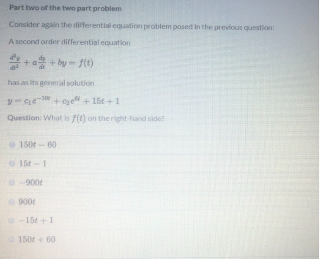 Solved This problem has two parts. This is part one. A | Chegg.com