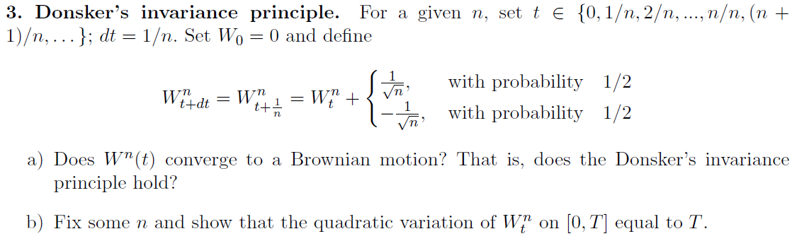 Solved I have a question in quantitaitive finance. Please | Chegg.com
