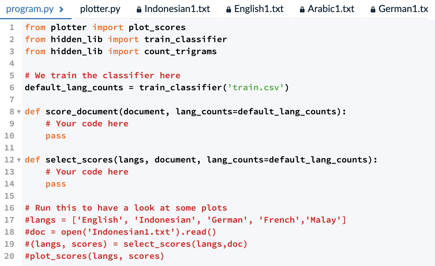 Using simply python with comments Write a function | Chegg.com
