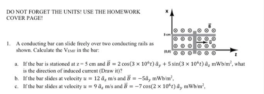 Solved Do Not Forget The Units Use The Homework Cover Pa Chegg Com