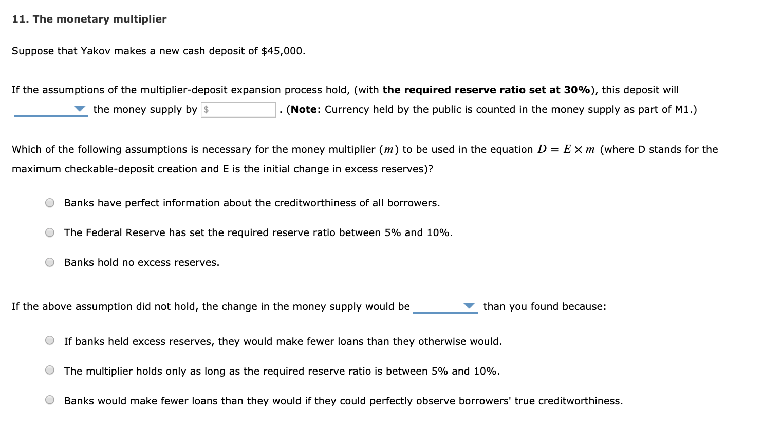 solved-11-the-monetary-multiplier-suppose-that-yakov-makes-chegg