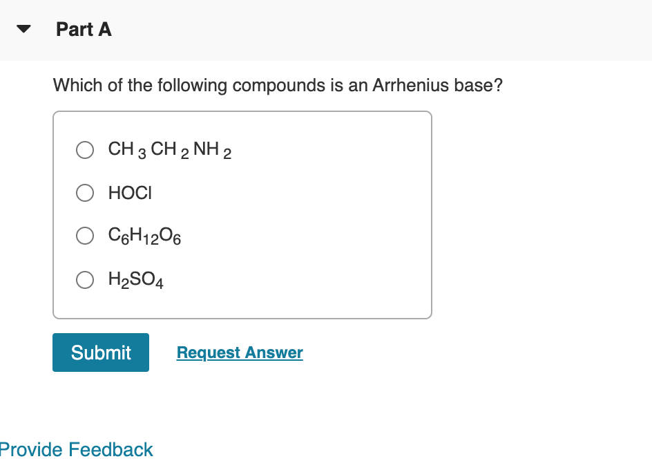 Solved Part A Which Of The Following Compounds Is An | Chegg.com Solved Part A Which Of The Following Compounds Is An | Chegg.com