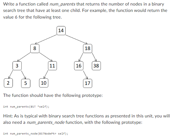 Solved Question 26 (20 points) Given a binary search tree | Chegg.com