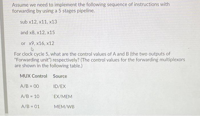 Solved Assume we need to implement the following sequence of | Chegg.com