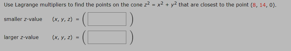 Solved Use Lagrange Multipliers To Find The Points On The | Chegg.com