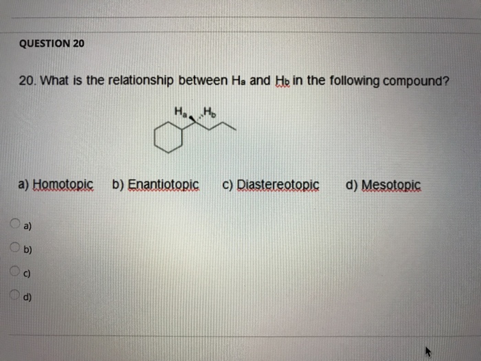 Solved What Is The Relationship Between The Following Compounds And