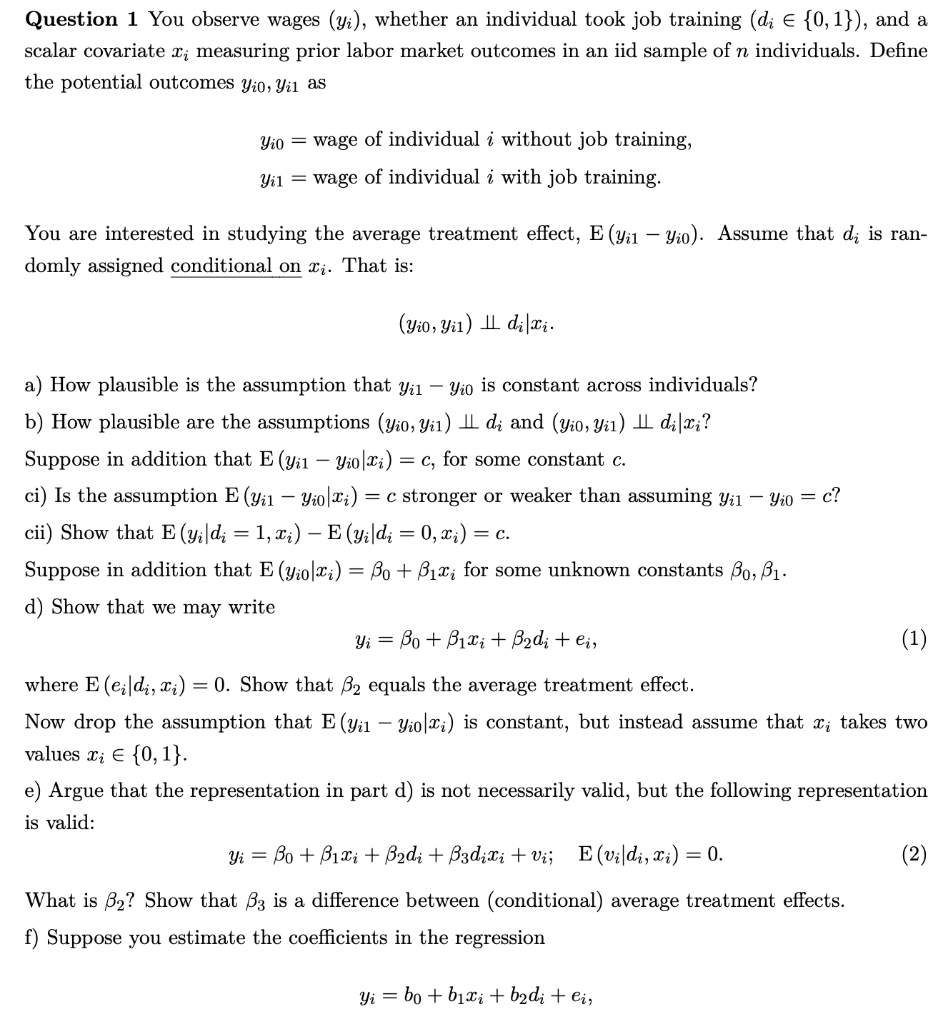 Solved Need help with the (f) part in Q1. Do not know why | Chegg.com