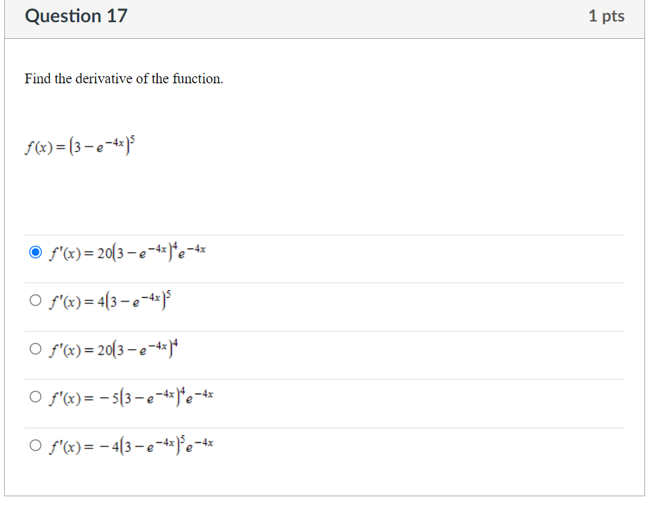 solved-find-the-derivative-of-the-function-f-x-3-e-4x-5-chegg