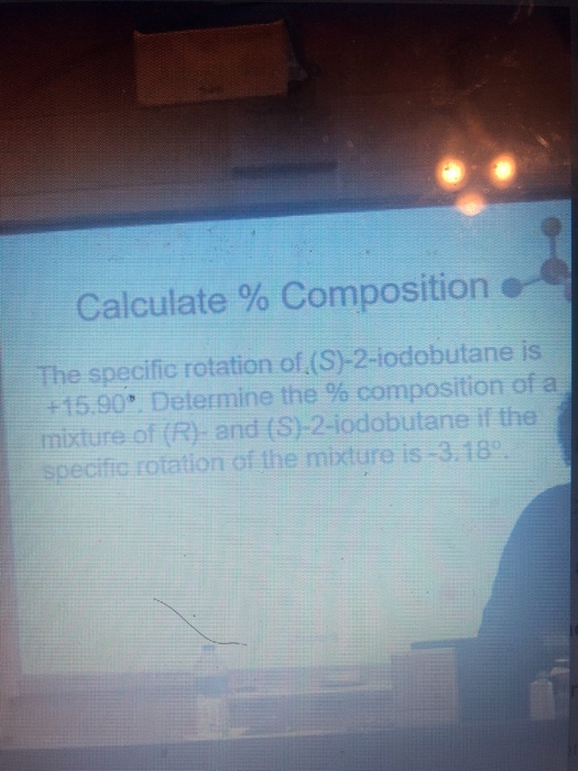 Solved Calculate % Composition The specific rotation of, | Chegg.com