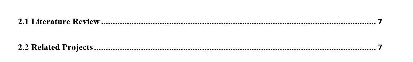 word count of literature review