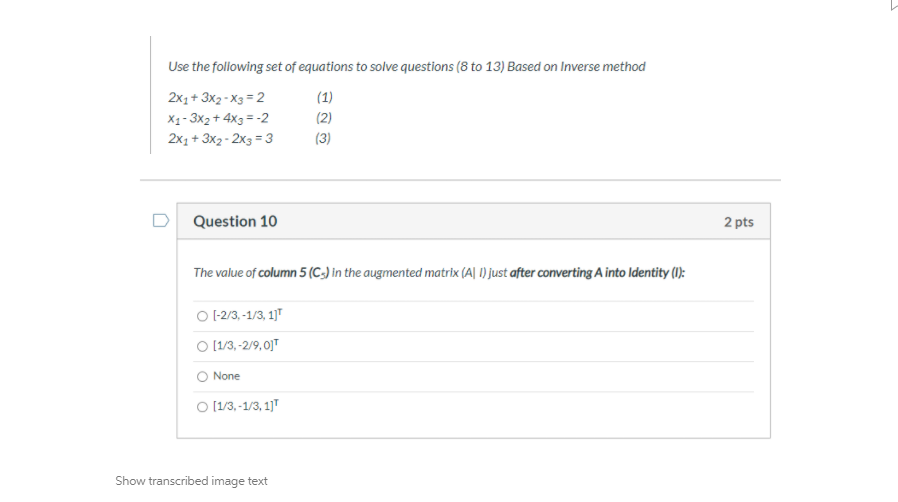 Solved Use the following set of equations to solve questions | Chegg.com