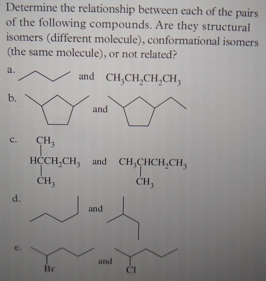 Solved Determine The Relationship Between Each Of The Pairs | Chegg.com