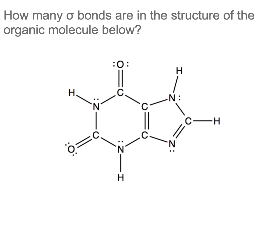 Solved: How Many O Bonds Are In The Structure Of The Organ... | Chegg.com