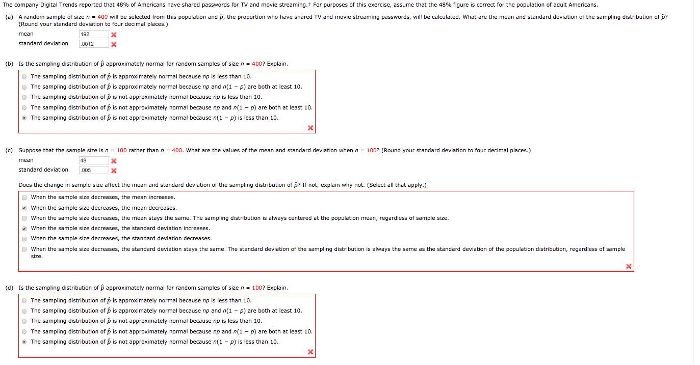 Solved The Company Digital Trends Reported That 48 Of Am Chegg Com