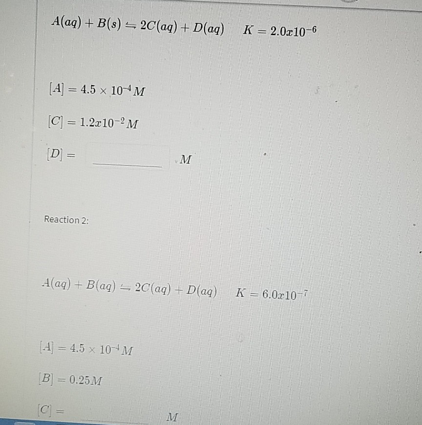 Solved 1. When a reaction is at equilibrium, the | Chegg.com