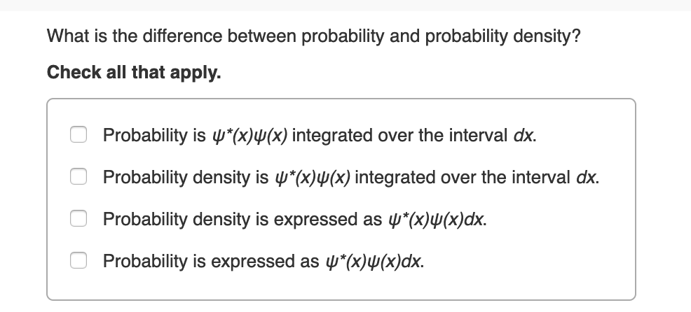 Solved What is the difference between probability and | Chegg.com