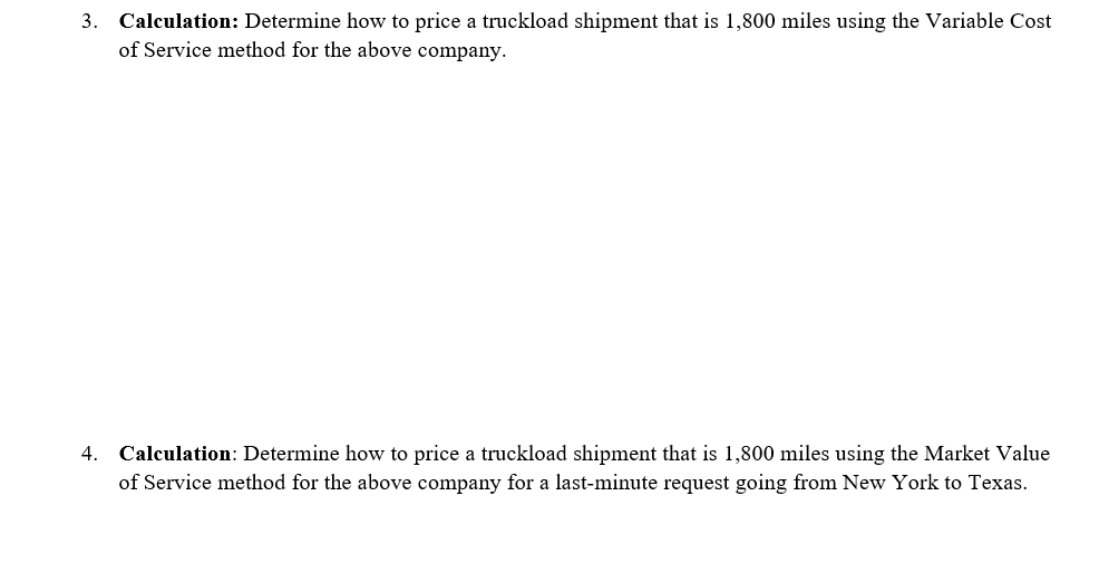 1. Calculation: Determine the class rate for an LTL | Chegg.com