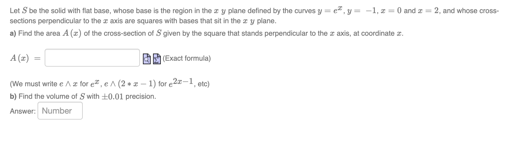 Solved Let S Be The Solid With Flat Base, Whose Base Is The | Chegg.com