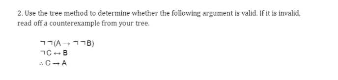 Solved 2. Use the tree method to determine whether the | Chegg.com