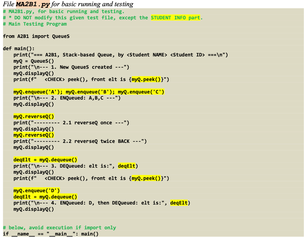 Solved Develop a Stack-based Queue having an internal Stack | Chegg.com