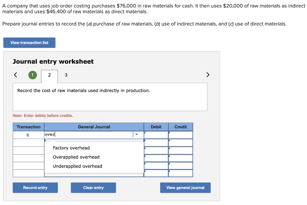 Solved A Company That Uses Job Order Costing Purchases | Chegg.com