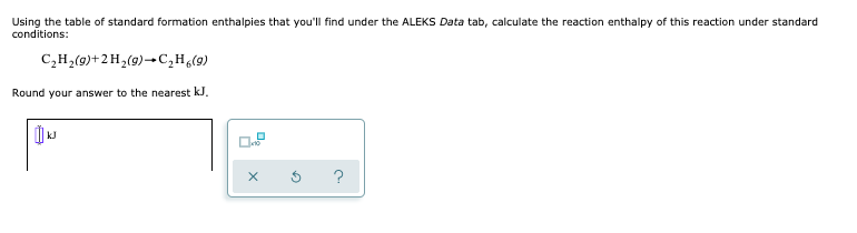 Solved Using the table of standard formation enthalpies that | Chegg.com
