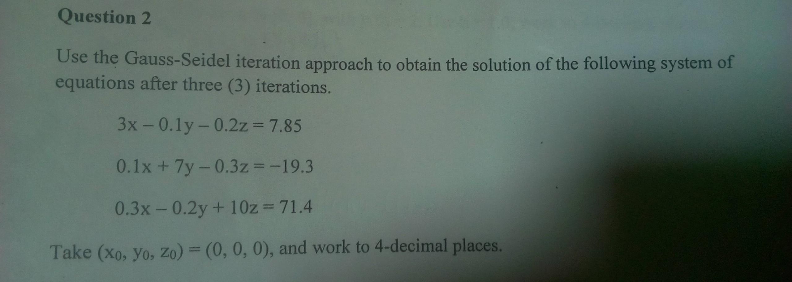 Solved This question is on computational techniques. Please | Chegg.com