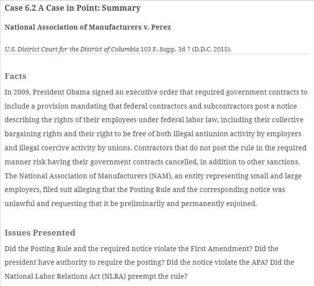 Summary of Opinion The U.S. District Court for the Chegg