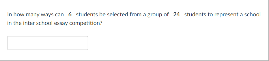 Solved In how many ways can 6 students be selected from a | Chegg.com