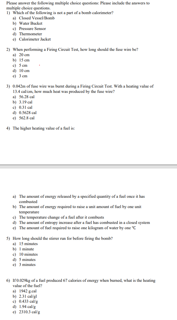 Solved Please answer the following multiple choice | Chegg.com
