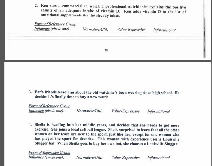 Solved Normative/Utilitarian (related to Reward and Coercive