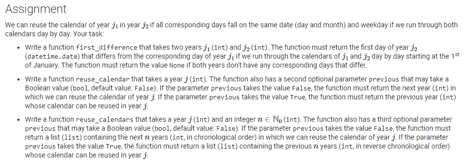 Overview (Using Python) One of the New Year cards | Chegg.com