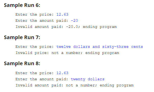 Solved Implement a program that directs a cashier how to | Chegg.com