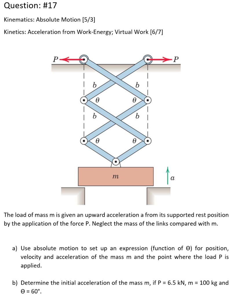 Question 17 Kinematics Absolute Motion (5/3]