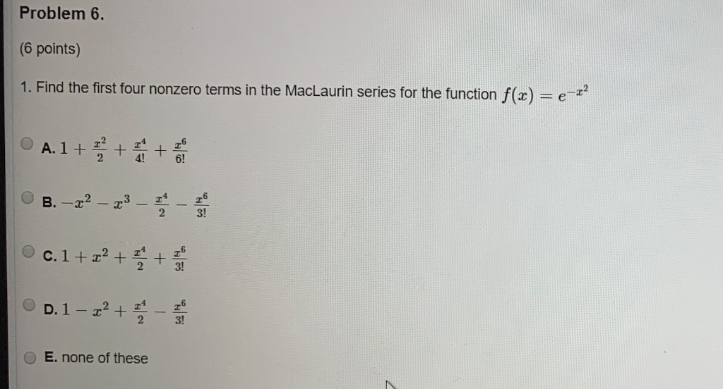 find the value of e to the power minus infinity