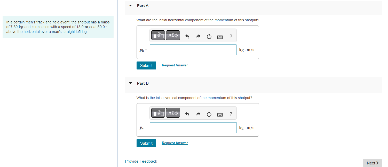Solved In a certain men's track and field event, the shotput