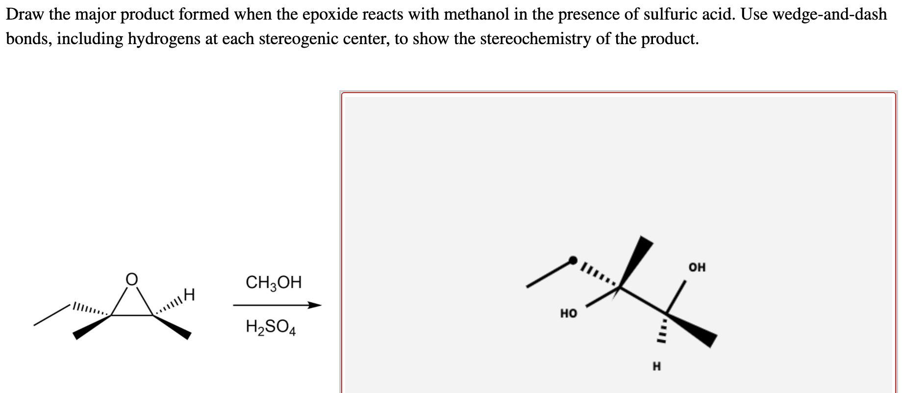 solved-draw-the-major-product-formed-when-the-epoxide-reacts-chegg