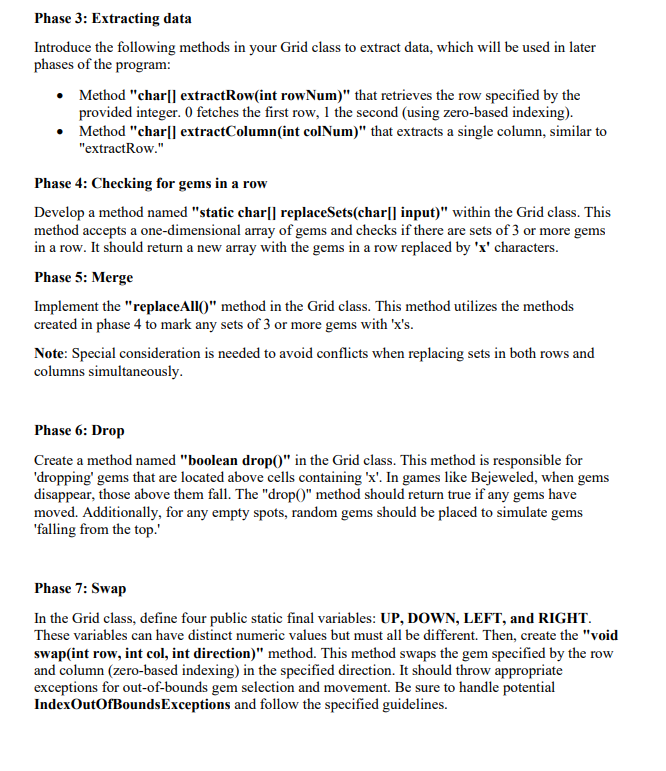 Solved Phase 3 Extracting dataIntroduce the following Chegg