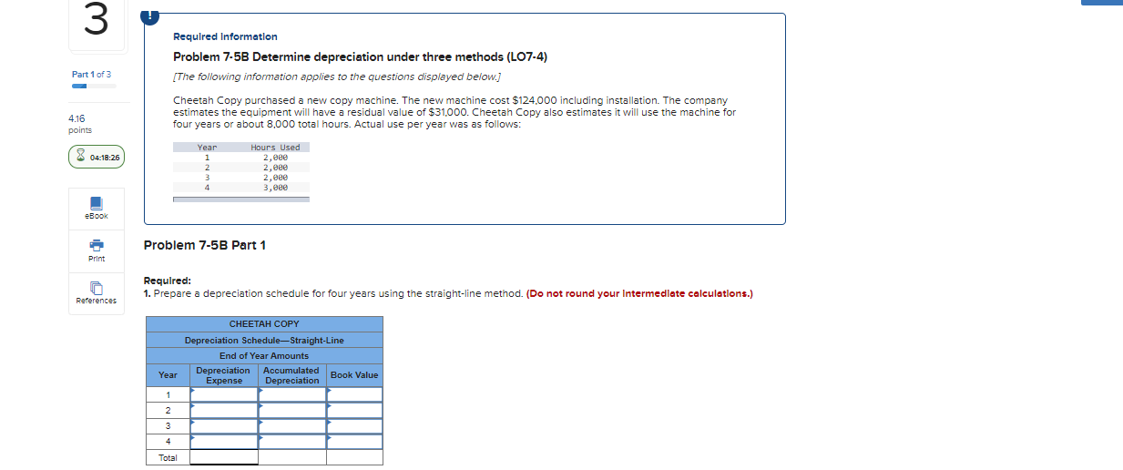 Solved 3 3 Part 1 of 3 Required Information Problem 7-5B | Chegg.com