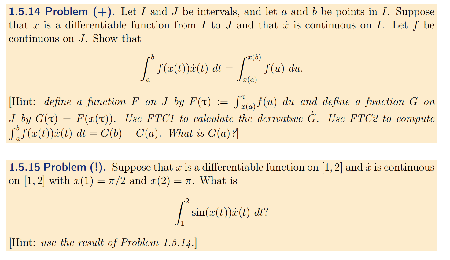 Solved 1.5.14 Problem (+). Let I and J be intervals, and let | Chegg.com