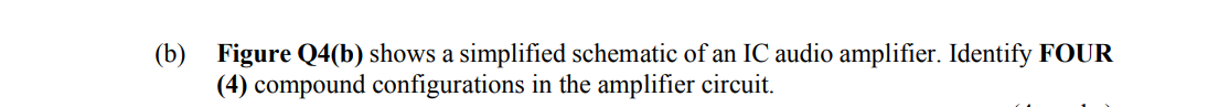 Solved (b) Figure Q4(b) Shows A Simplified Schematic Of An | Chegg.com