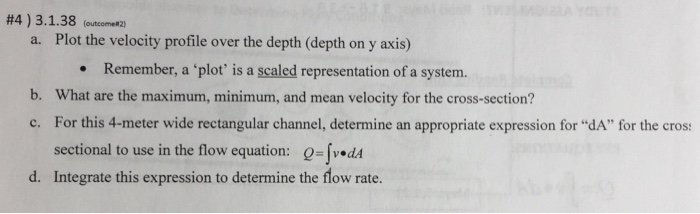 Solved 3.1.38 The hypothetical velocity distribution in a | Chegg.com