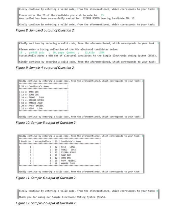 Solved Question 2 (8pts) - Simple Electronic Voting System | Chegg.com