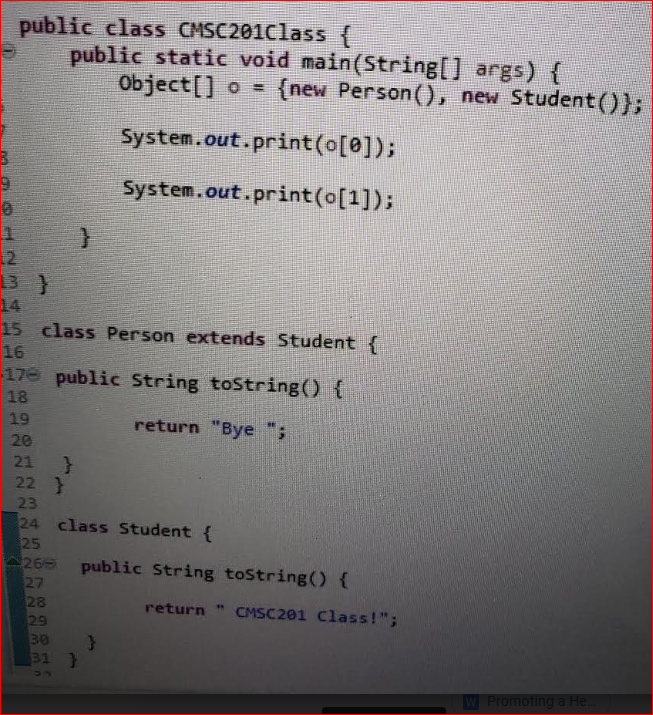 Solved Given The Following Code: 1. What Is The Output Of | Chegg.com