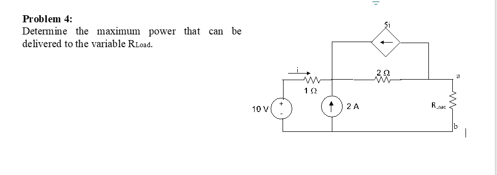 Solved Determine the maximum power that can be delivered to | Chegg.com