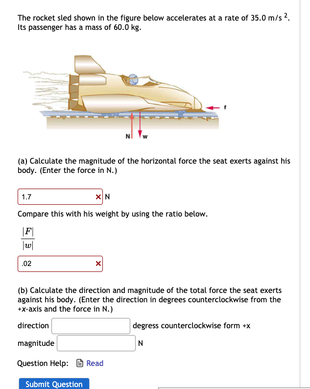 solved-the-rocket-sled-shown-in-the-figure-below-accelerates-chegg