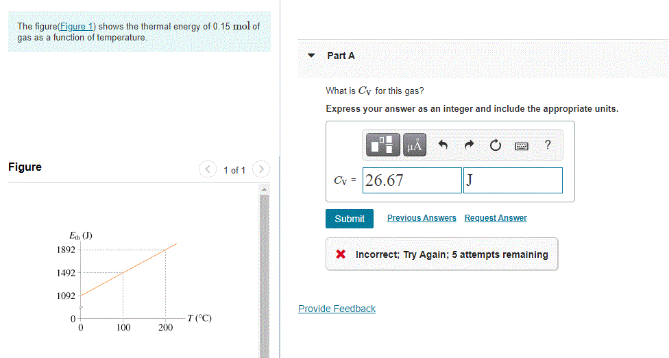 Solved The figure(Figure 1) shows the thermal energy of 0.15 | Chegg.com