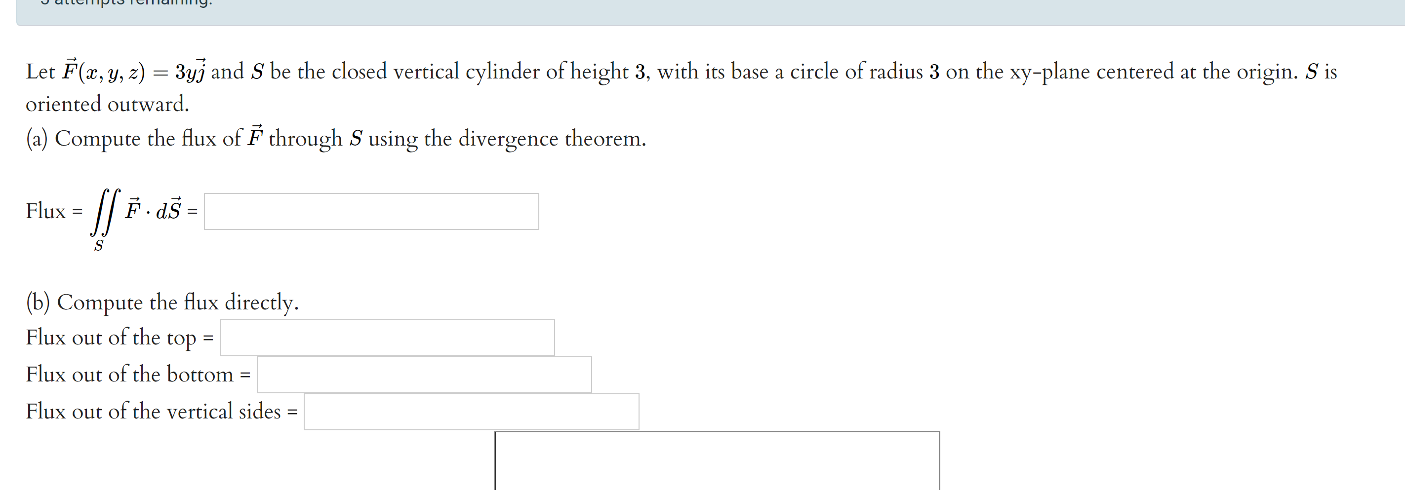 Solved Let F X Y Z 3yj And S Be The Closed Vertical